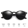 Runde Vintage-Sonnenbrille mit polarisierenden Gläsern für Damen und Herren – UV400-Designerbrille zum Autofahren und Reisen