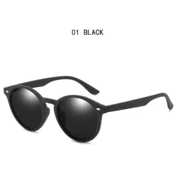 Runde Vintage-Sonnenbrille mit polarisierenden Gläsern für Damen und Herren – UV400-Designerbrille zum Autofahren und Reisen