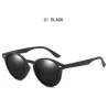 Runde Vintage-Sonnenbrille mit polarisierenden Gläsern für Damen und Herren – UV400-Designerbrille zum Autofahren und Reisen