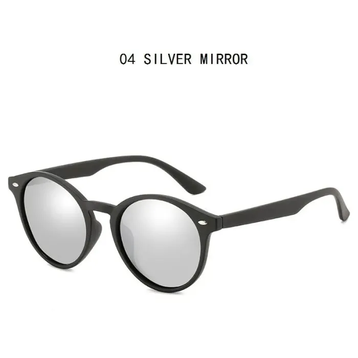 Runde Vintage-Sonnenbrille mit polarisierenden Gläsern für Damen und Herren – UV400-Designerbrille zum Autofahren und Reisen