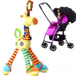 Weiches Giraffen Tier Spielzeug Baby Pram Bettaufhänger