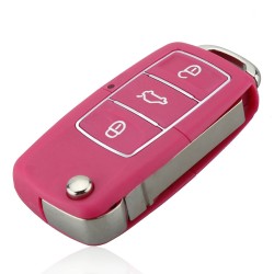 VW Jetta Beetle - 3 button - uncut blade - remote car key case - shellKeys