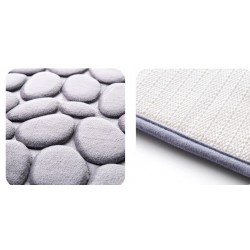 Korallen Fleece Badezimmer Memory Foam Teppich rutschfeste Bodenmatte