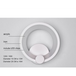 12W 16W LED Modern Wall Mounted Light LampWall lights