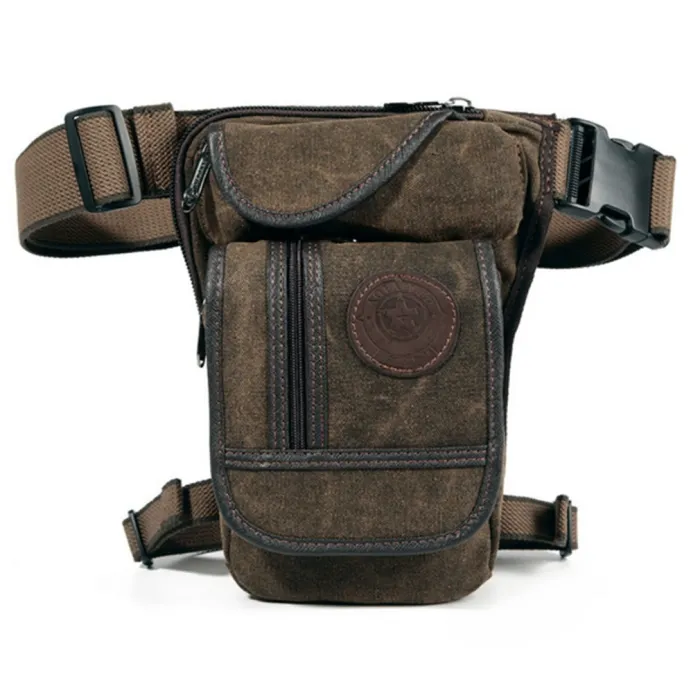 Hüftgürtel - Taille - Bein - Oberschenkel - Militär Leinwandtasche