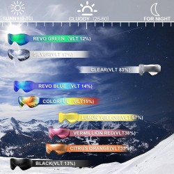Anti-Fog UV-Schutz Double Lens Winter Snow Sports Ski Snowboardbrille