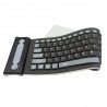 Flexible silicone - foldable - wireless - 107-keys keyboard - Russian - QwertyKeyboards