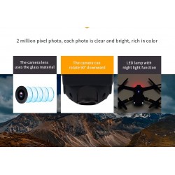 E58 WIFI FPV - 2MP 720P / 1080P Kamera - faltbar RC Drone Quadcopter RTF