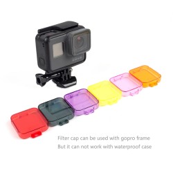 GoPro Hero 5 Unterwasser Tauchen Linsen Cap Filter Hülle 6pcs