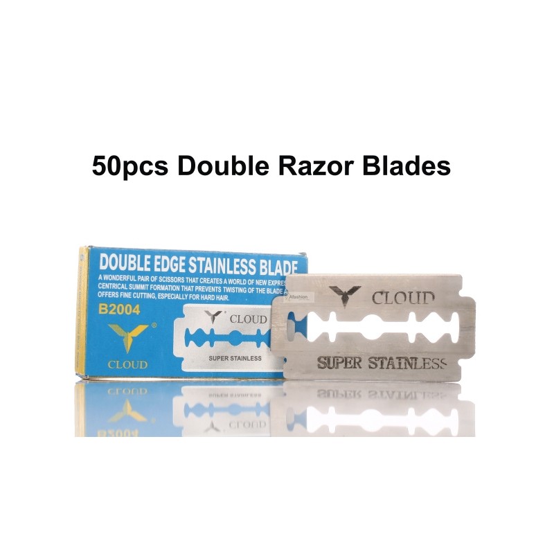 Double edge blade razor - stainless steel - 50 piecesShaving