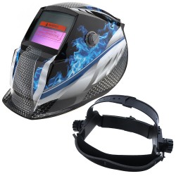 Blue Fire Solar Mask Auto-Darkening Welding HelmetHelmets