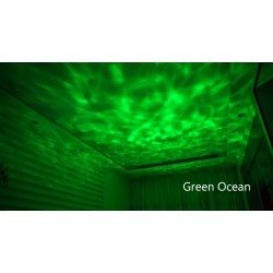 Ozeanwellen - Sternenhimmel - USB LED Nachtlicht - Projektor