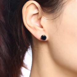 Black Zirconia Stud EarringsEarrings