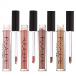 Lang anhaltender Lippenstift Nude Gold Metallic Lipgloss