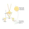 Love & Triangle Stylish Jewelry SetJewellery Sets