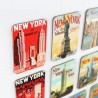 New York themes - fridge magnets - 24 piecesFridge magnets