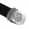 Russisches Emblem - Leinwandgürtel - unisex