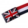 Mode England Stil Leinwand Gürtel Unisex