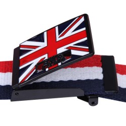 Mode England Stil Leinwand Gürtel Unisex