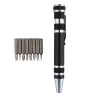 8 in 1 Aluminum Alloy Pen Style Multi-Tool Screwdriver SetScrewdrivers