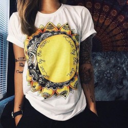 Women's short sleeve t-shirt with printBlouses & shirts