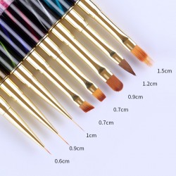 Gradient nail liner - painting brush penNails