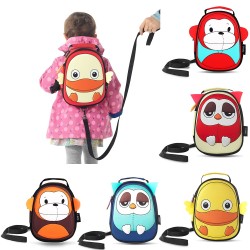 3D Tierdesign Baby Kinder wasserdicht Rucksack mit sicherer Harness