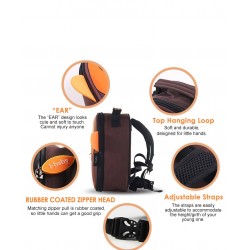 3D Tierdesign Baby Kinder wasserdicht Rucksack mit sicherer Harness