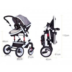Zwei Wegesrollen Baby's Pram 0-3 Jahre