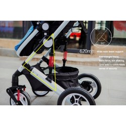 Zwei Wegesrollen Baby's Pram 0-3 Jahre