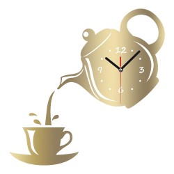Coffee Tea Cup Shape Wall ClockClocks