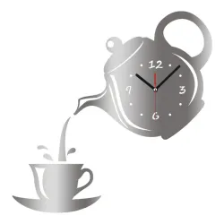 Coffee Tea Cup Shape Wall ClockClocks