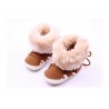 Neugeborene Kleinkind Baumwolle weiche Dicke warme Fleece Schuhe Stiefel Erste Walker
