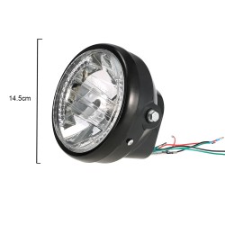 7" Motorrad Scheinwerfer Runde LED Signalanzeigen aktivieren