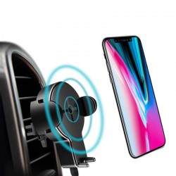 iPhone X S8 Original 360 Grad Rotation Qi Wireless Auto Ladegerät Telefonhalter mit LED-Anzeige