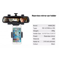 iPhone Samsung GPS Smartphone Auto hinten Spiegel 360 Grad Telefonhalter