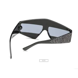 Strass Rahmen - übergroße Sonnenbrille