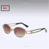Retro Steampunk Kleine Runde Sonnenbrille Unisex UV400