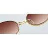Retro Steampunk Kleine Runde Sonnenbrille Unisex UV400