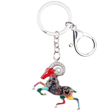 Aries Zodiac Sign Keychain KeyringKeyrings