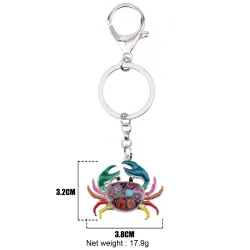Cancer Zodiac Sign Keychain KeyringKeyrings