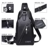 Herren Original Leder Crossbody Tasche