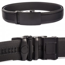 Cowhide Genuine Leather Automatic Buckle BeltBelts