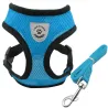 Welpen & Hund atmungsaktives Nylon-Netz Geschirr & Leinen Set