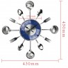 Metal cutlery wall clock 18 inchClocks