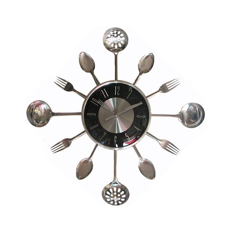 Metal cutlery wall clock 18 inchClocks