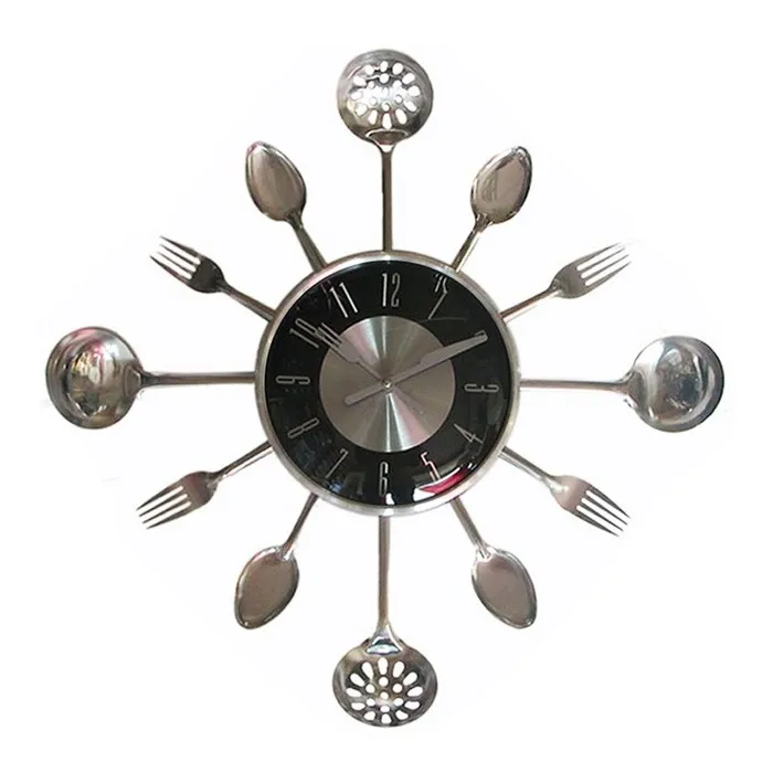Metal cutlery wall clock 18 inchClocks