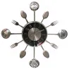 Metal cutlery wall clock 18 inchClocks
