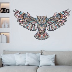 Colorful owl - removable - vinyl wall stickerWall stickers