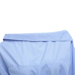 Plus Größe - ab Schulter gestreift Kleid